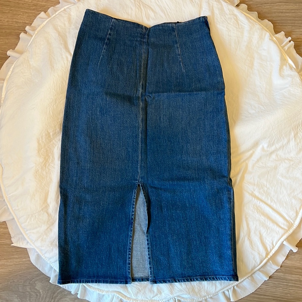 J. Crew denim skirt